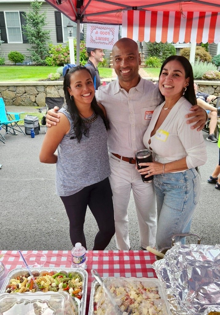 Clinton Graham at a neighborhood block party